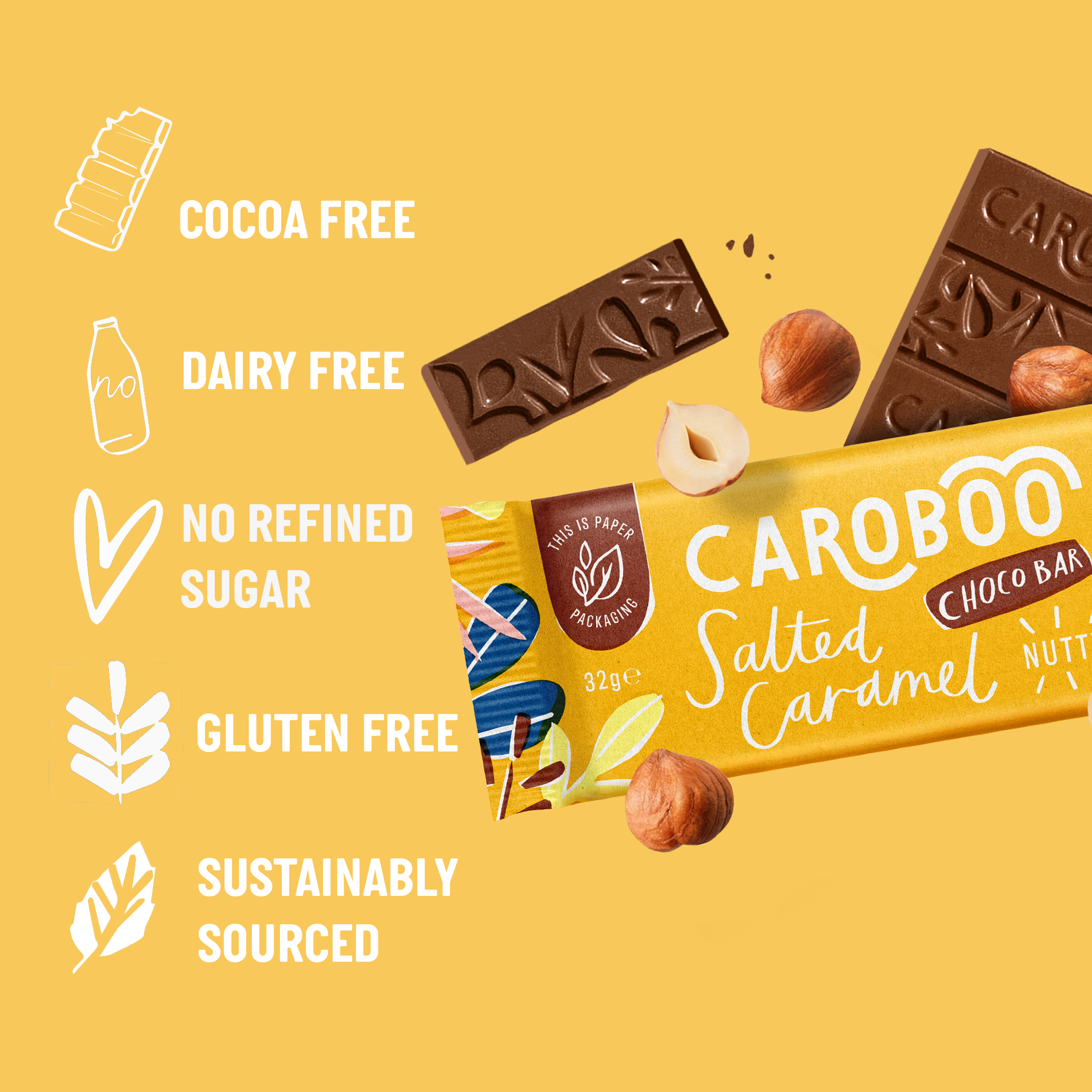 Mega Salted Caramel Nutty Pack x9